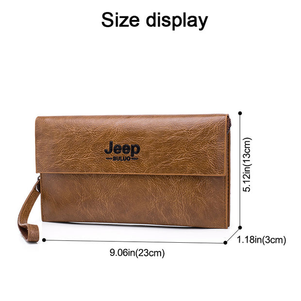 Vintage Leder Geldbörse Business Herren Clutch