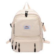 Trend Simple Multi-Pocket Large Capacity Nylon Backpack