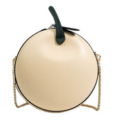 Fashion Circle PU Leather Crossbody Bag