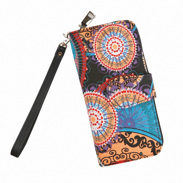 New Fashion Canvas Long Wallet